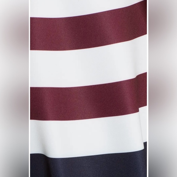 Ted Baker London Annalie Rowing Stripe Skater Dress Mini Dress | Navy | Size 2 - Picture 8 of 13